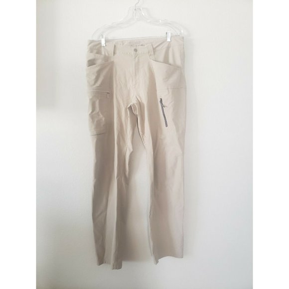 The North Face Mens Sz 34  Brown Flat Front Regular Fit Outdoor Hiking Pants - Picture 1 of 8